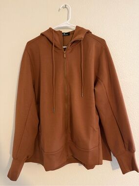 Rae Mode Terracotta Zip Up Sweatshirt